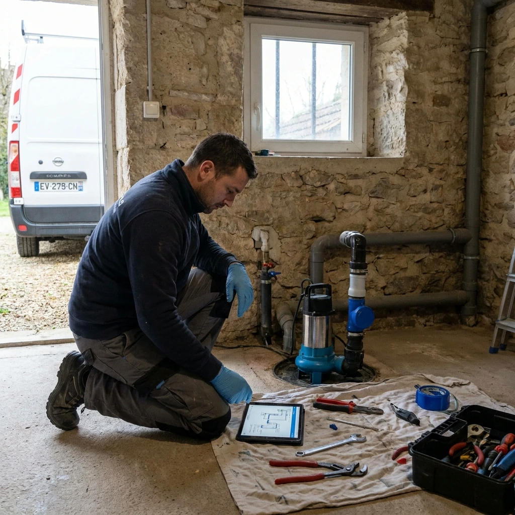 D&eacute;pannage Pompe de Relevage &middot; image &agrave; la une
