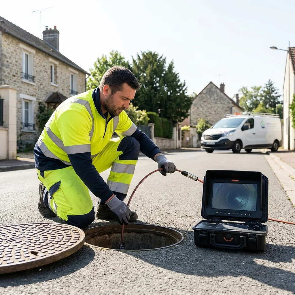 Inspection Cam&eacute;ra canalisation &middot; image &agrave; la une