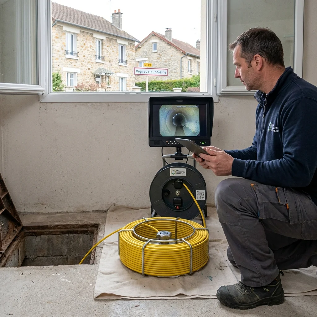 Inspection Cam&eacute;ra canalisation &middot; image &agrave; la une