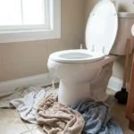 WC Bouch&eacute; qui d&eacute;borde &mdash; WC Bouch&eacute; qui d&eacute;borde &agrave; Saint-Pierre-du-Perray (91280) &middot; image &agrave; la une