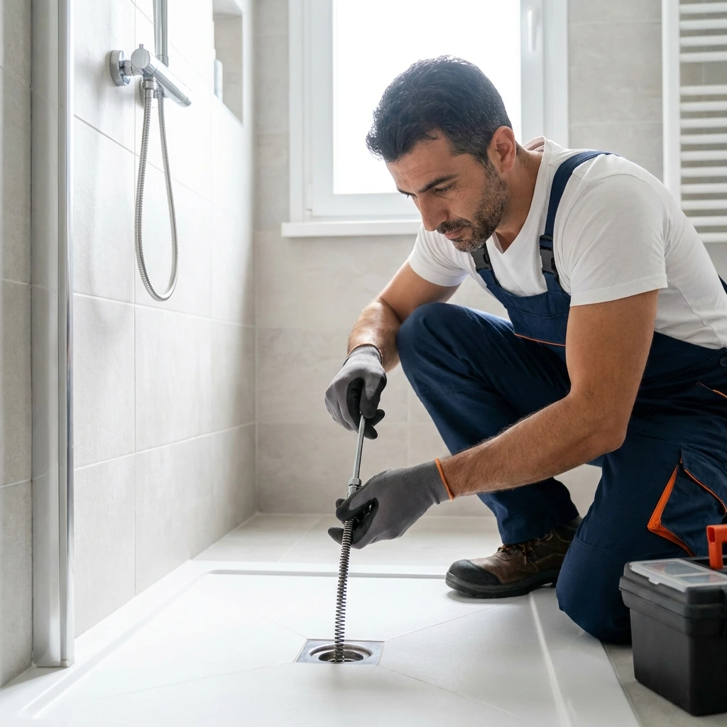 D&eacute;bouchage Douche &middot; image &agrave; la une