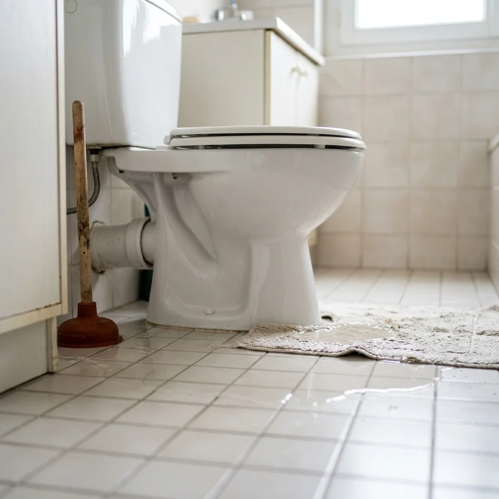 WC Bouch&eacute; qui d&eacute;borde &middot; image &agrave; la une