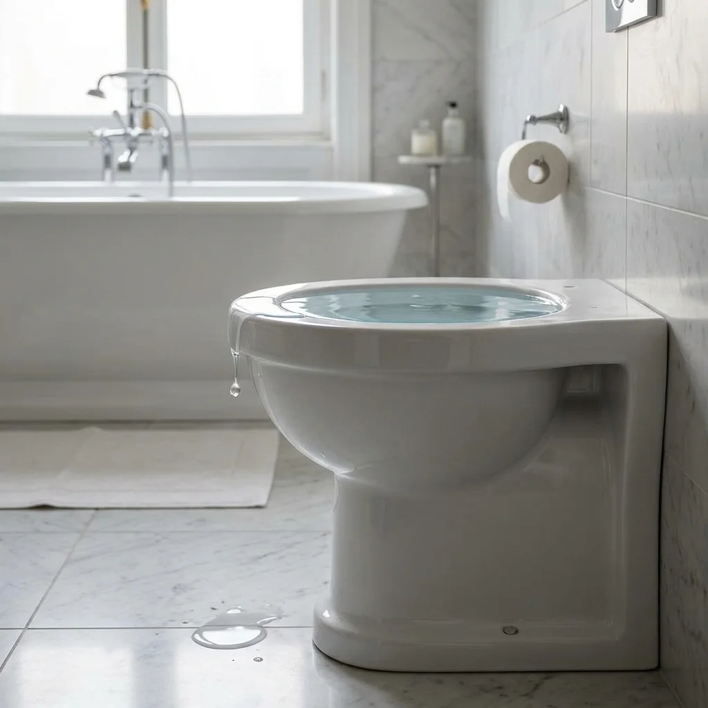 WC Bouch&eacute; qui d&eacute;borde &middot; image &agrave; la une