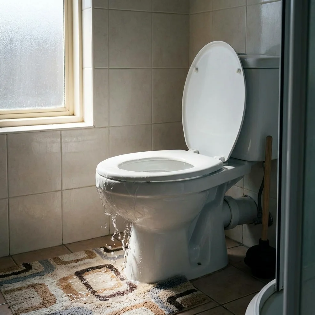 WC Bouch&eacute; qui d&eacute;borde &middot; image &agrave; la une