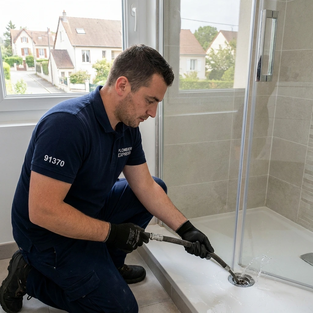 D&eacute;bouchage Douche &middot; image &agrave; la une