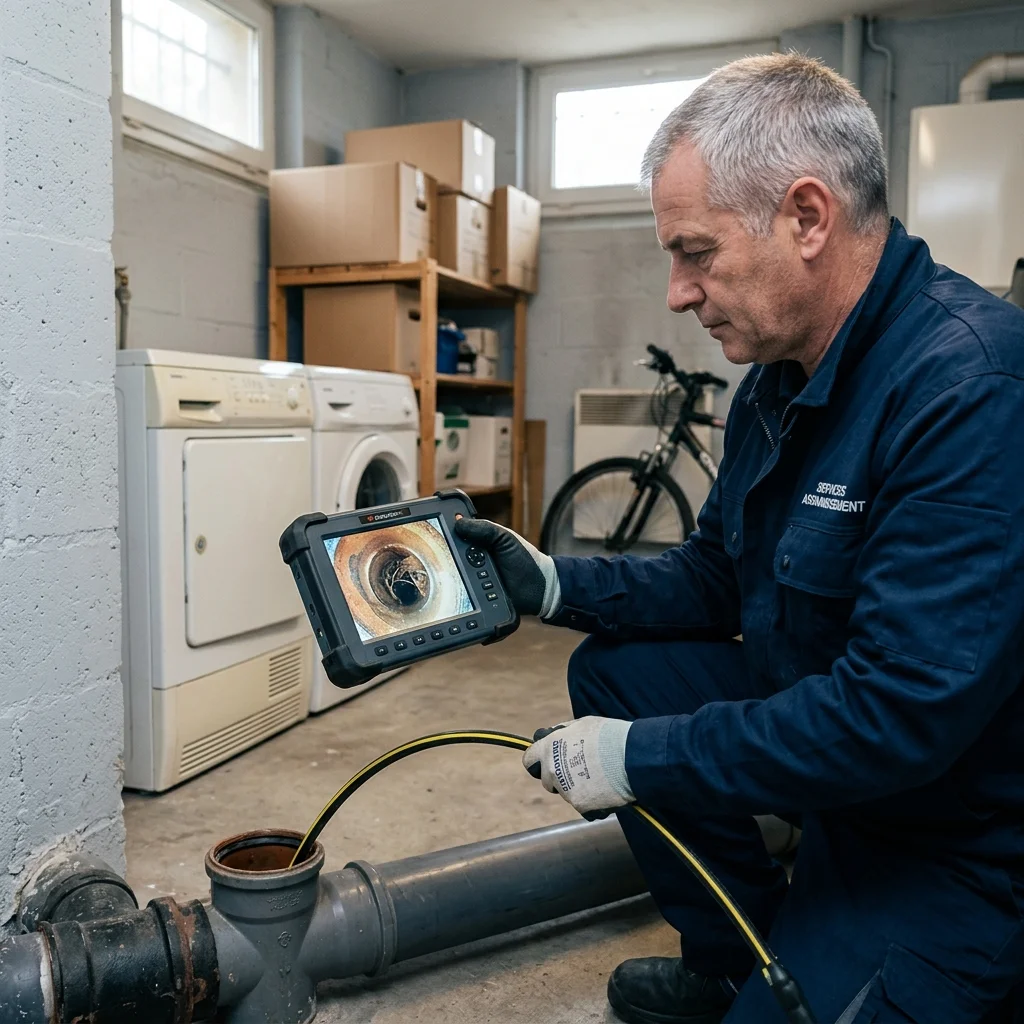 Inspection Cam&eacute;ra canalisation &middot; image &agrave; la une