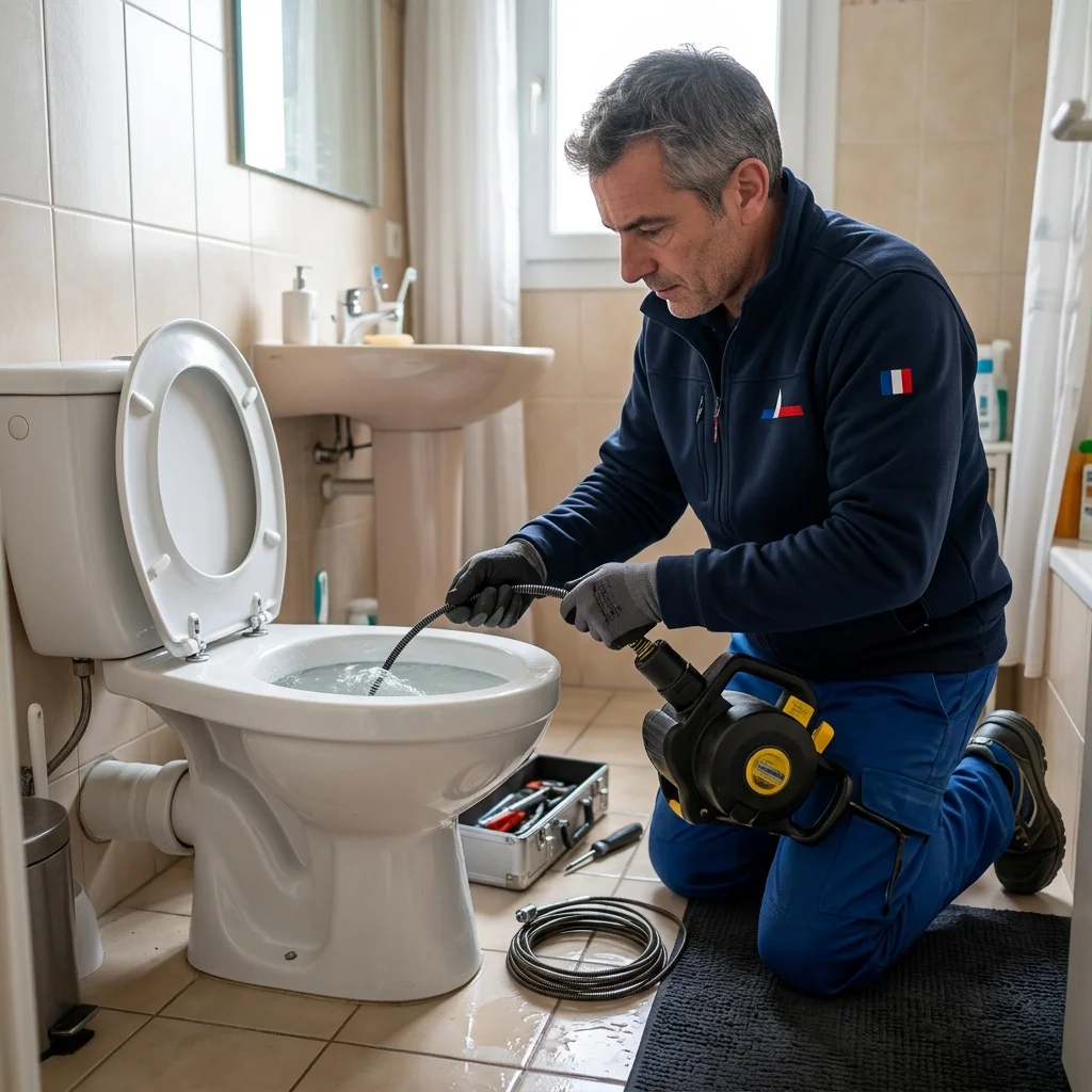 WC Bouch&eacute; qui d&eacute;borde &middot; image &agrave; la une