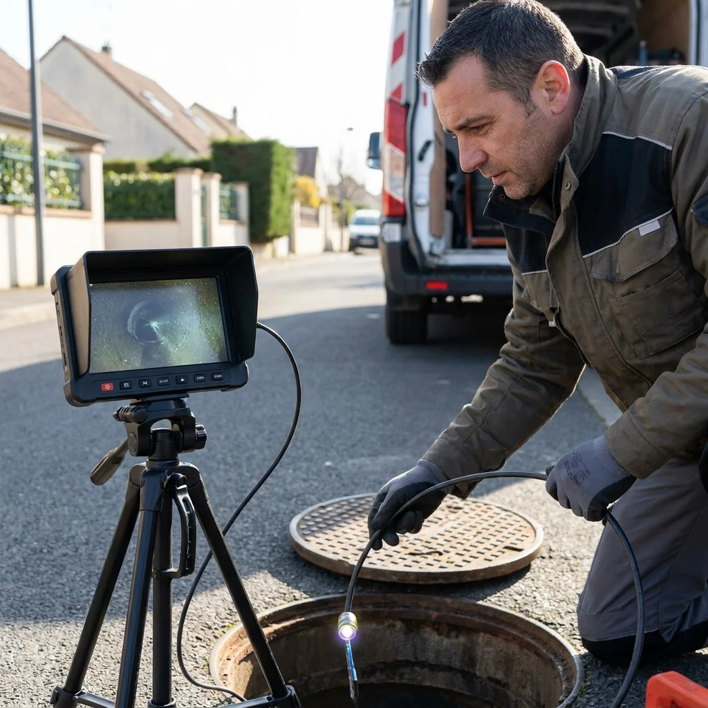 Inspection Cam&eacute;ra canalisation &middot; image &agrave; la une