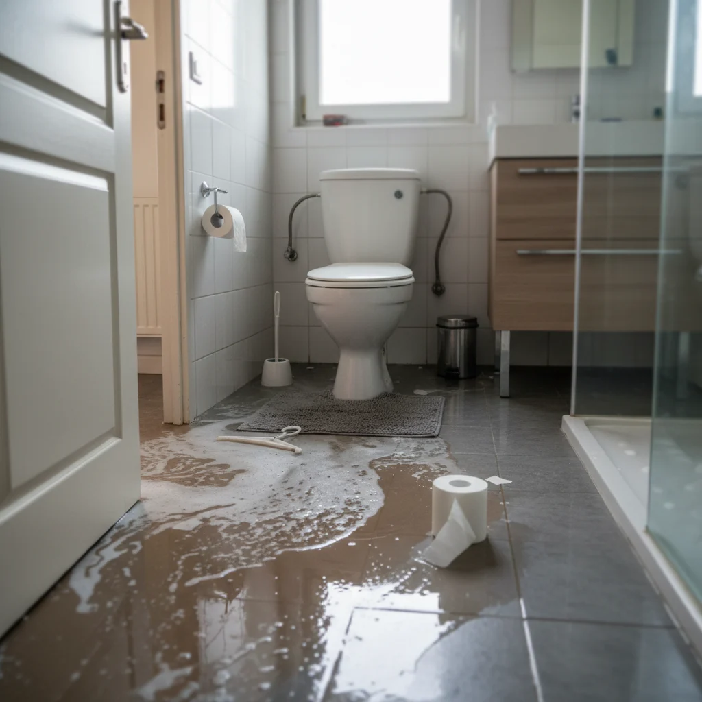 WC Bouch&eacute; qui d&eacute;borde &middot; image &agrave; la une
