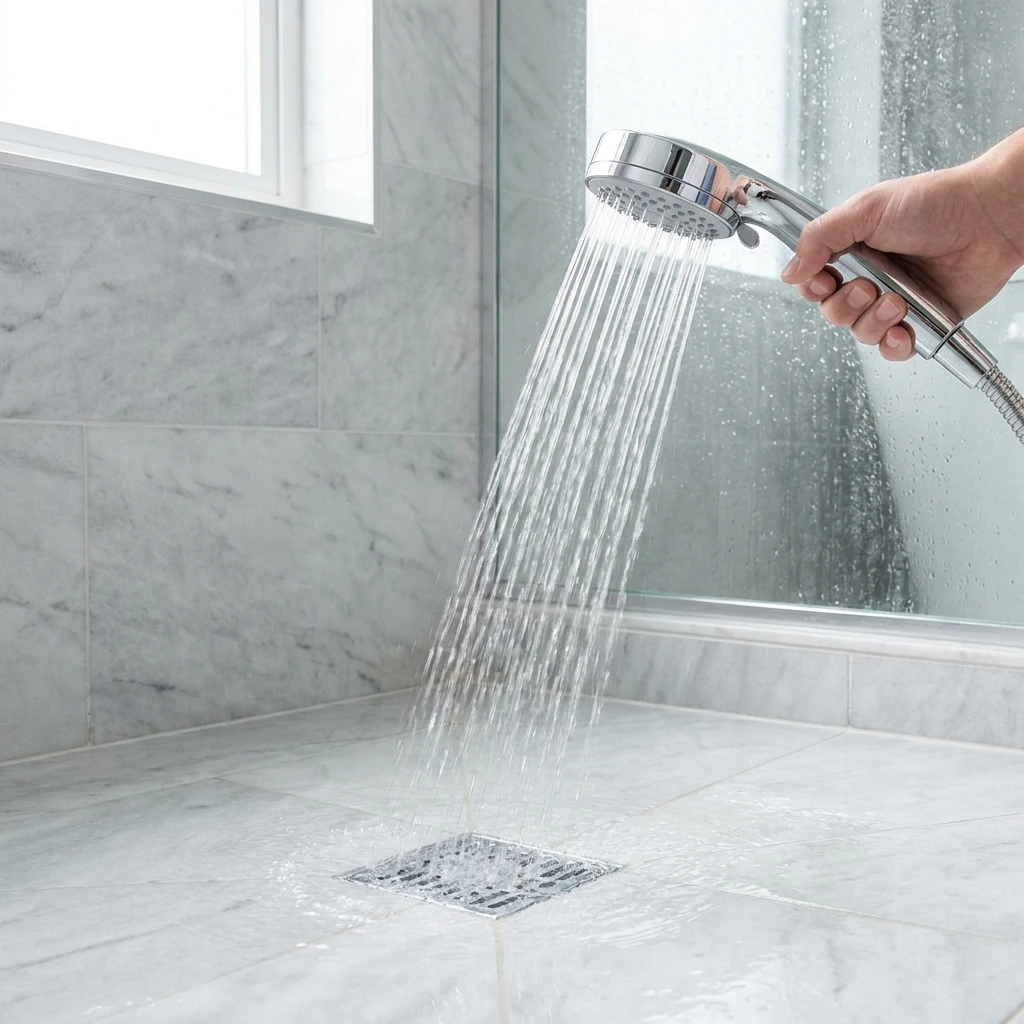 D&eacute;bouchage Douche &middot; image &agrave; la une