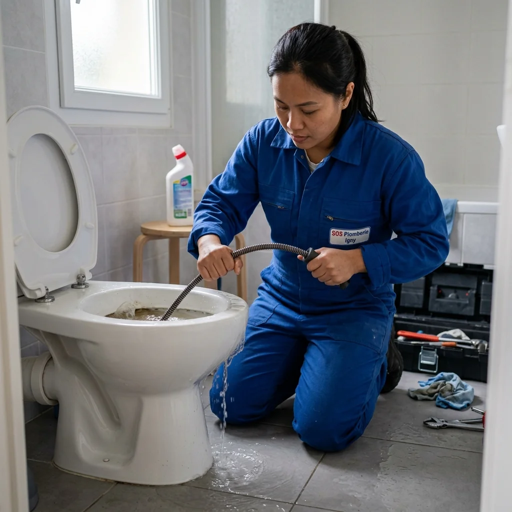 WC Bouch&eacute; qui d&eacute;borde &middot; image &agrave; la une