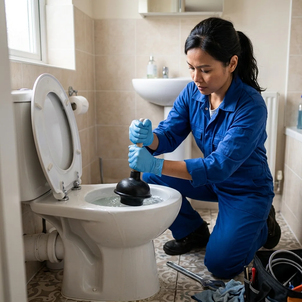 WC Bouch&eacute; qui d&eacute;borde &middot; image &agrave; la une