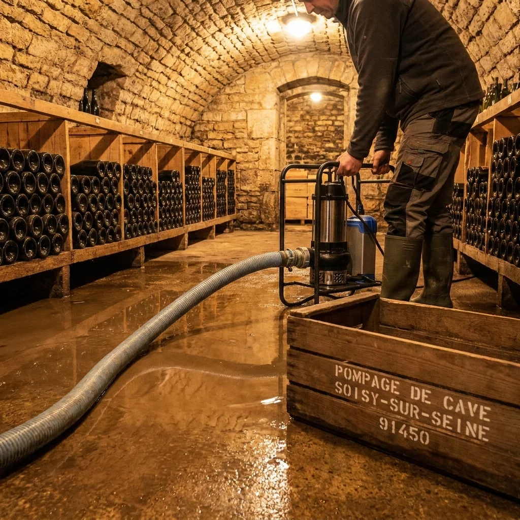 Pompage Cave inond&eacute;e &middot; image &agrave; la une