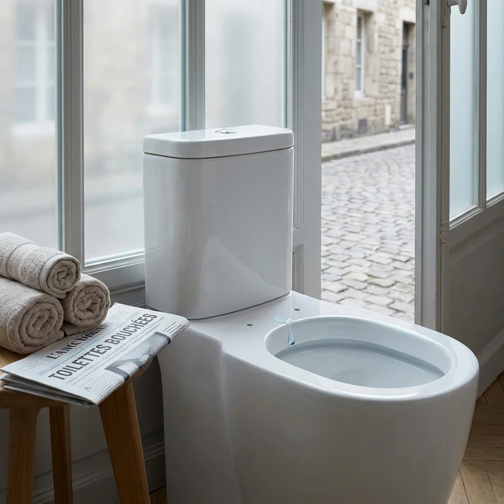 WC Bouch&eacute; qui d&eacute;borde &middot; image &agrave; la une