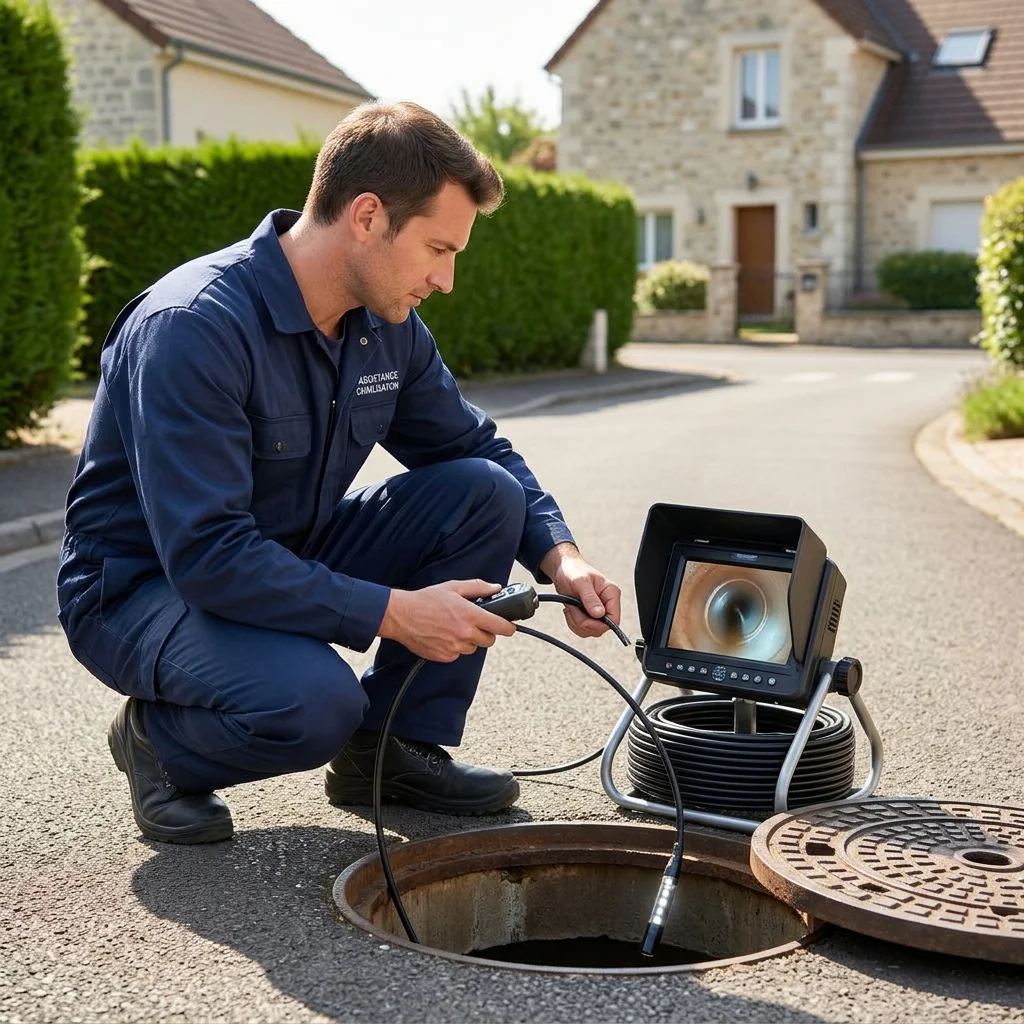 Inspection Cam&eacute;ra canalisation &middot; image &agrave; la une