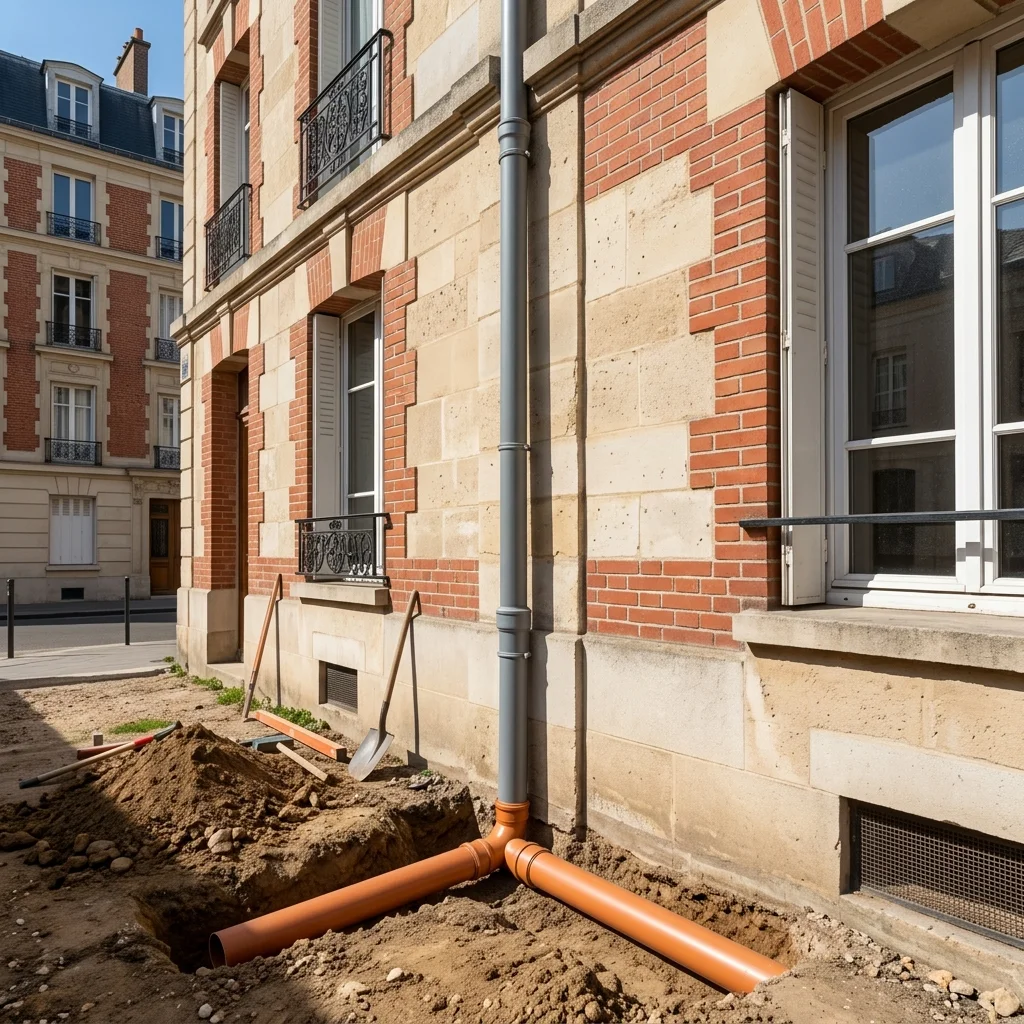 Curage Colonne immeuble &middot; image &agrave; la une