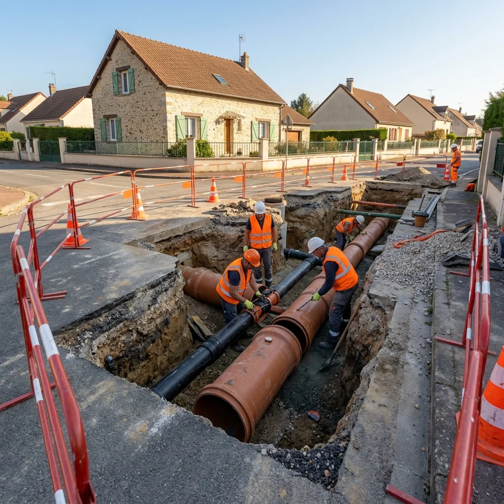 Raccordement Tout-&agrave;-l'&eacute;gout &middot; image &agrave; la une