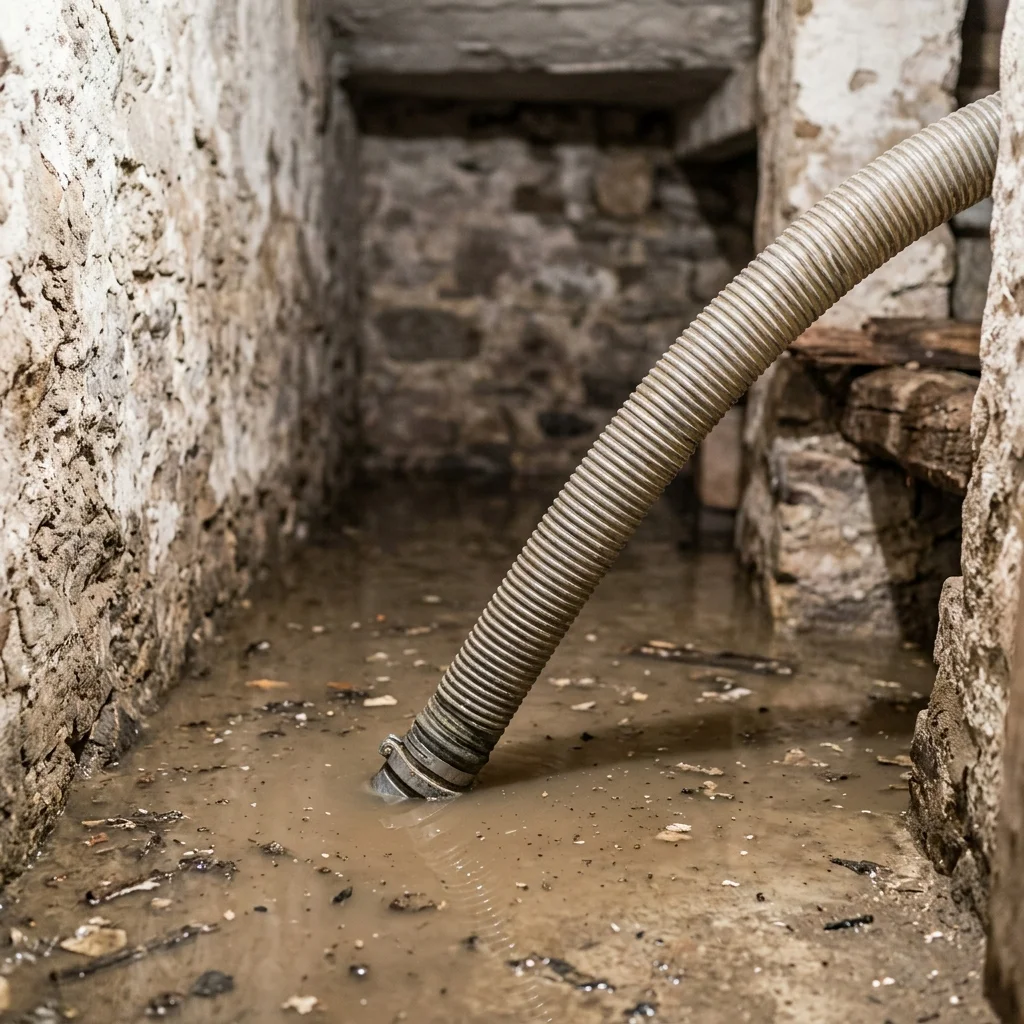 Pompage Cave inond&eacute;e &middot; image &agrave; la une