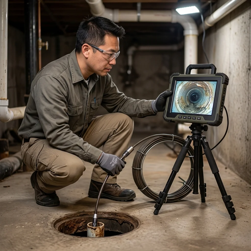 Inspection Cam&eacute;ra canalisation &middot; image &agrave; la une
