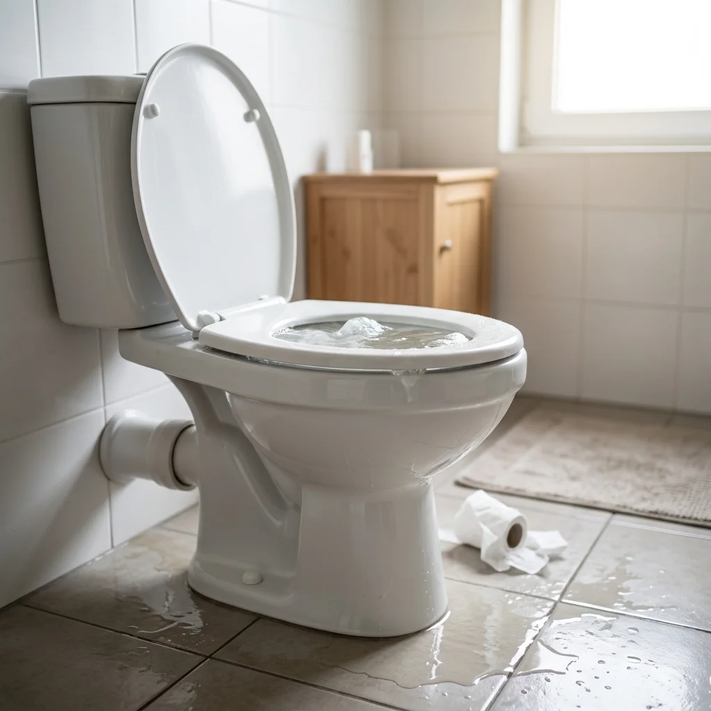WC Bouch&eacute; qui d&eacute;borde &middot; image &agrave; la une