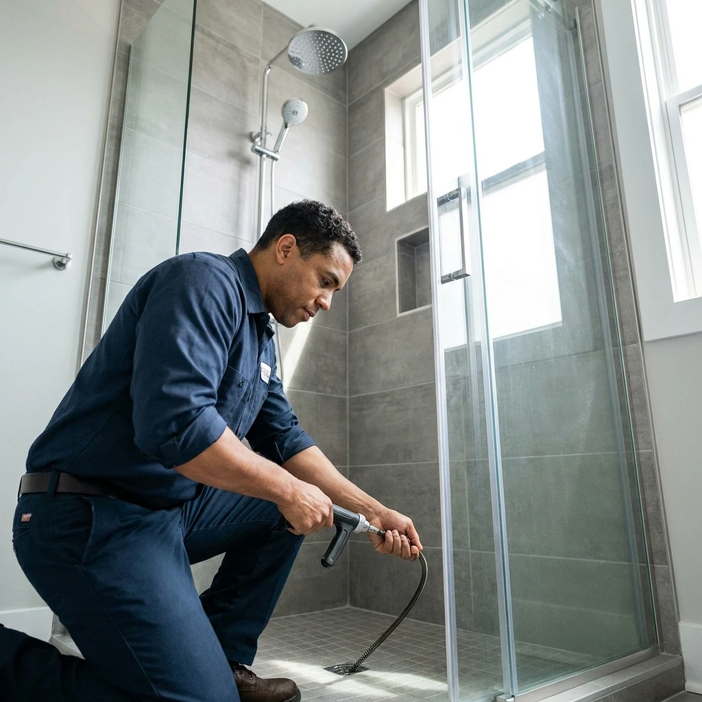 D&eacute;bouchage Douche &middot; image &agrave; la une