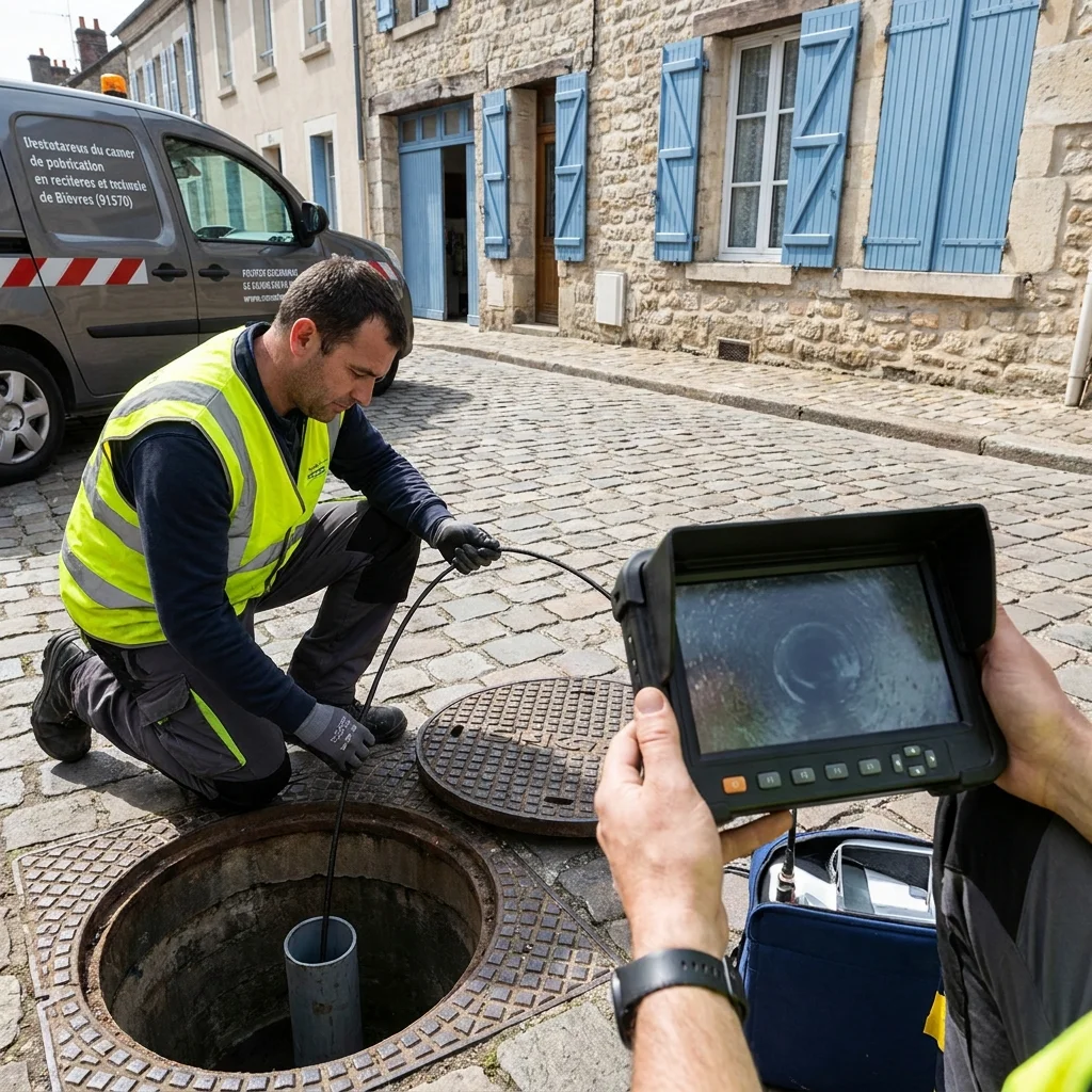 Inspection Cam&eacute;ra canalisation &middot; image &agrave; la une