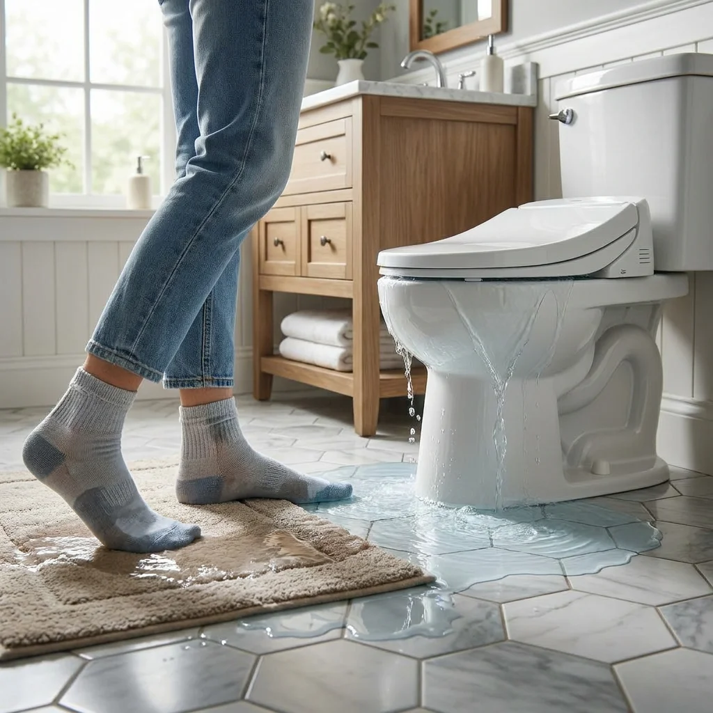 WC Bouch&eacute; qui d&eacute;borde &middot; image &agrave; la une