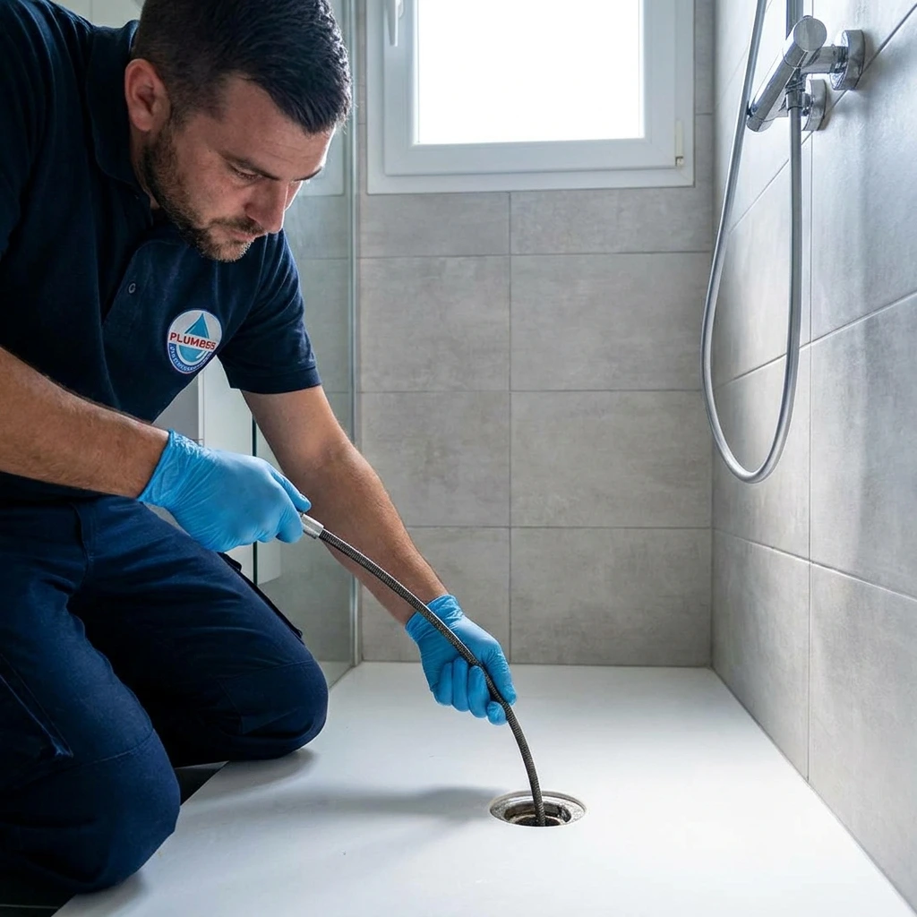 D&eacute;bouchage Douche &middot; image &agrave; la une