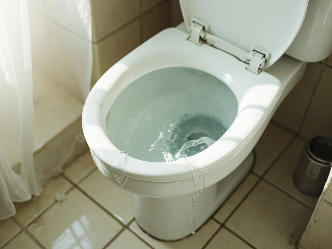WC Bouch&eacute; qui d&eacute;borde &middot; image &agrave; la une