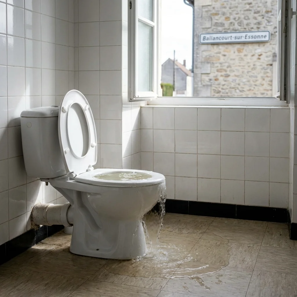 WC Bouch&eacute; qui d&eacute;borde &middot; image &agrave; la une