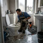 WC Bouch&eacute; qui d&eacute;borde &mdash; WC Bouch&eacute; qui d&eacute;borde &agrave; Marolles-en-Hurepoix (91630) &middot; image &agrave; la une