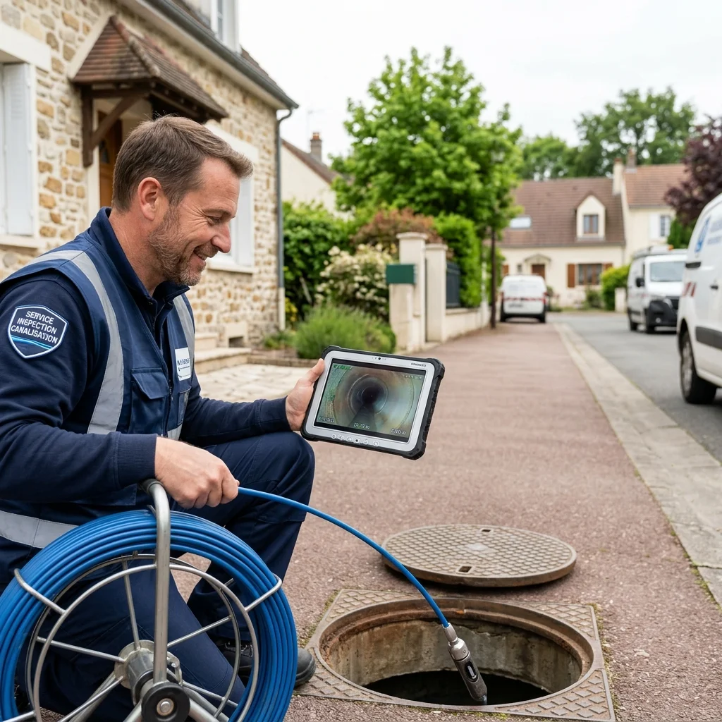 Inspection Cam&eacute;ra canalisation &middot; image &agrave; la une