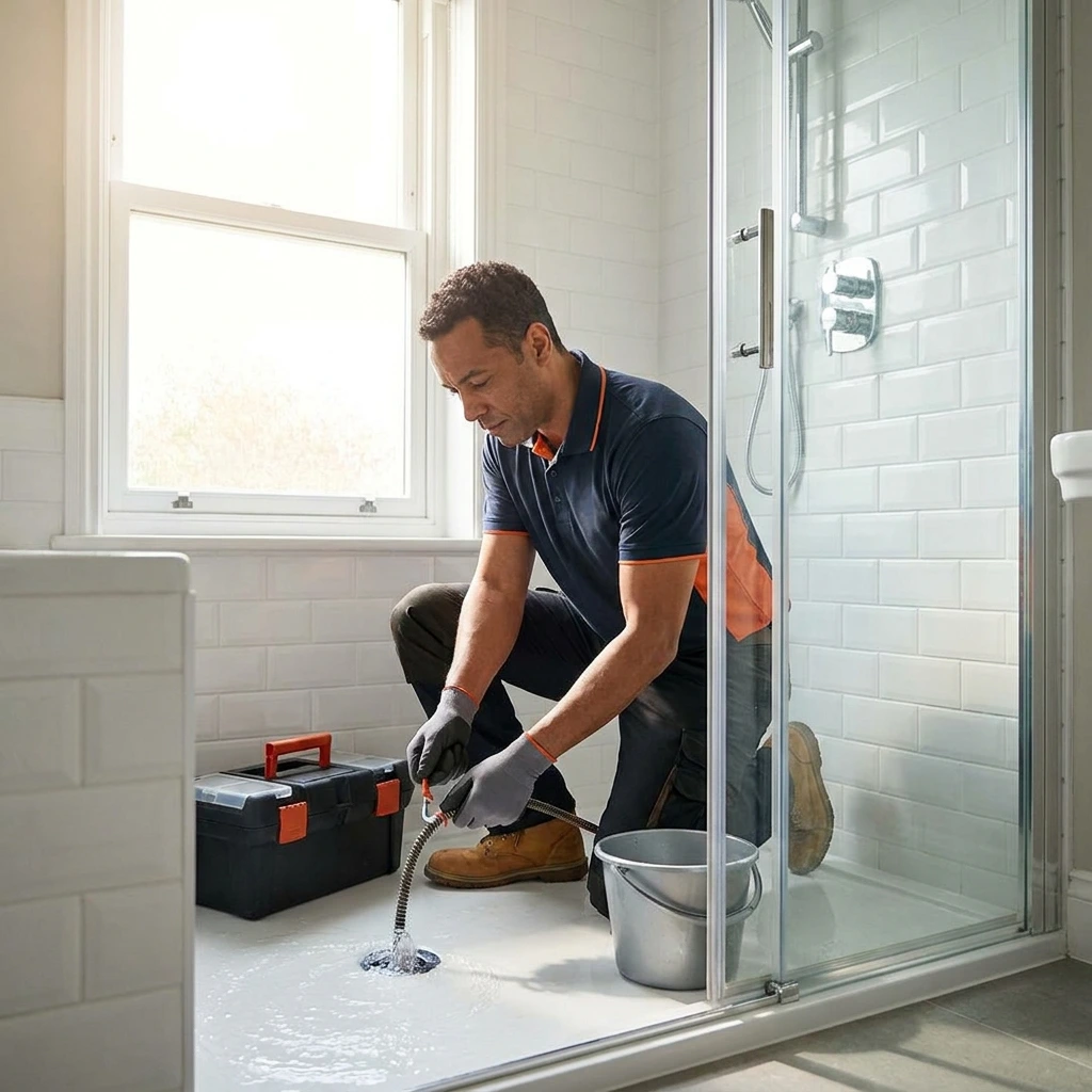 D&eacute;bouchage Douche &middot; image &agrave; la une