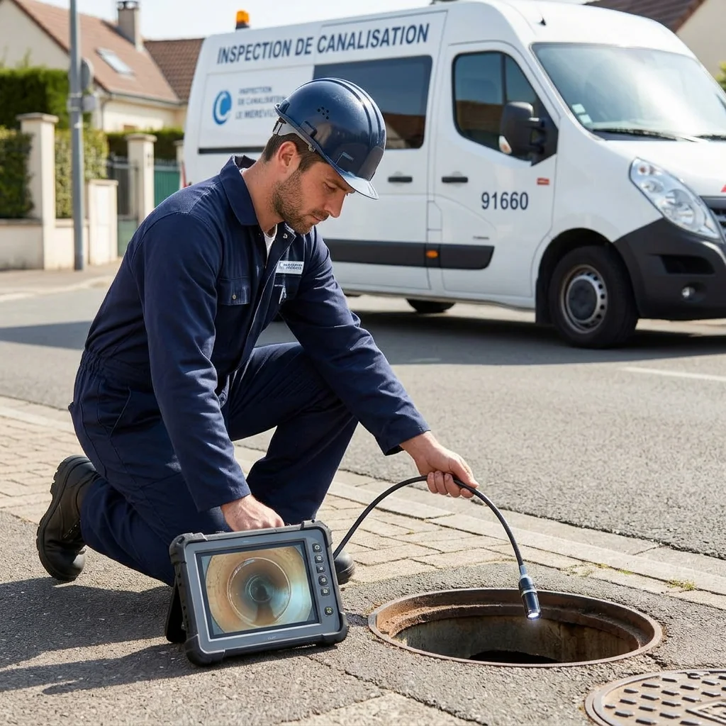 Inspection Cam&eacute;ra canalisation &middot; image &agrave; la une
