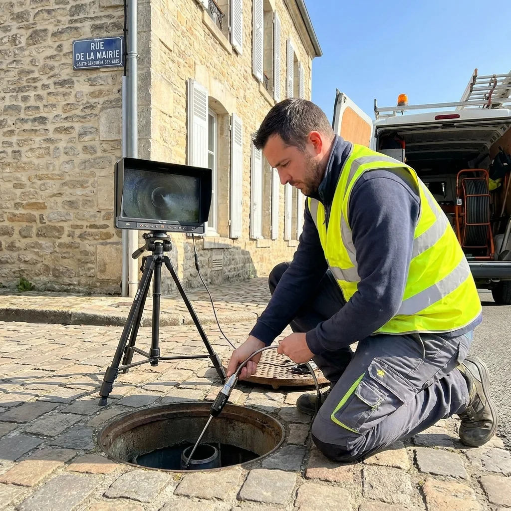 Inspection Cam&eacute;ra canalisation &middot; image &agrave; la une