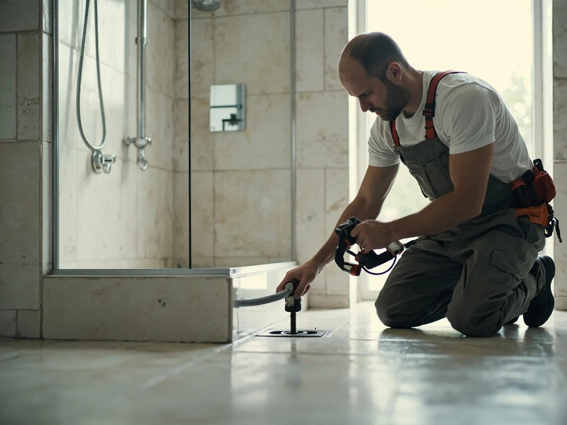 D&eacute;bouchage Douche &middot; image &agrave; la une