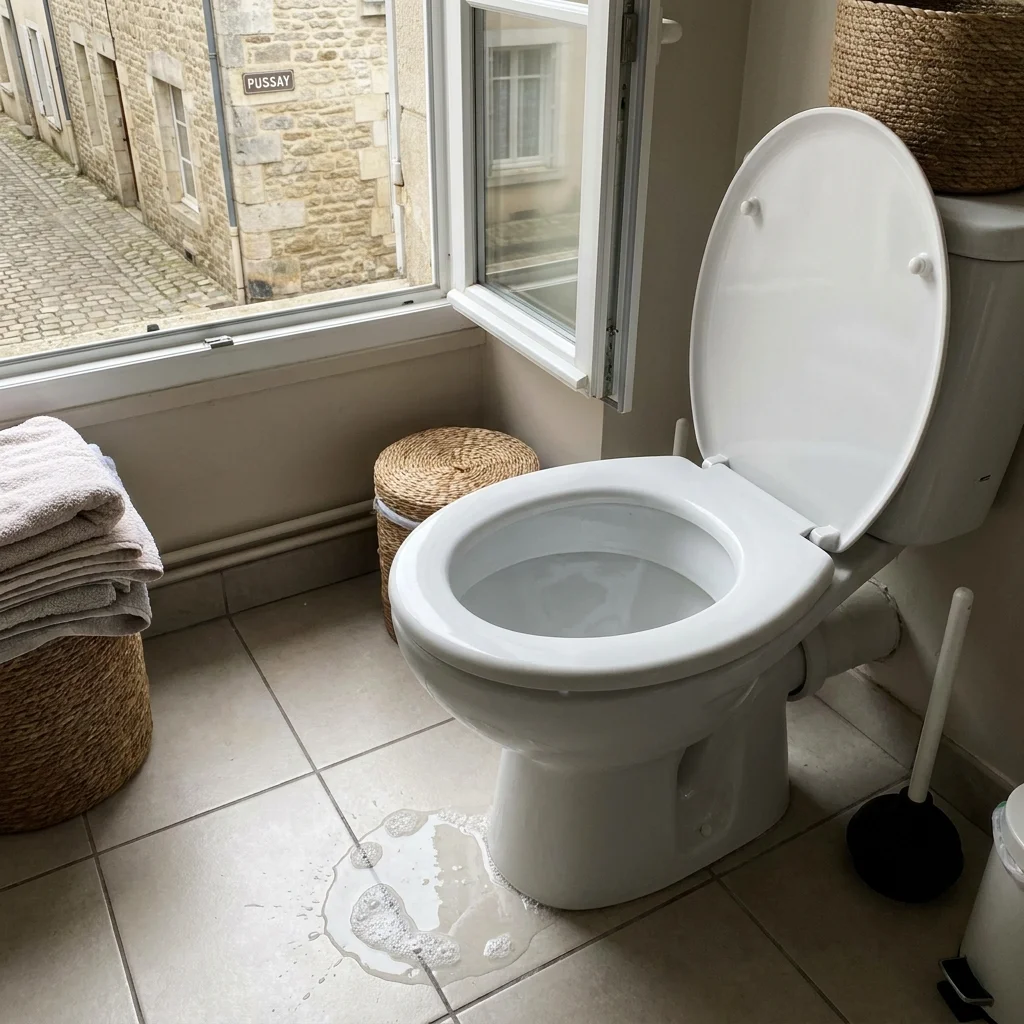 WC Bouch&eacute; qui d&eacute;borde &middot; image &agrave; la une