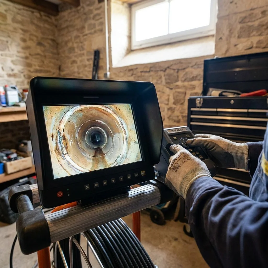 Inspection Cam&eacute;ra canalisation &middot; image &agrave; la une