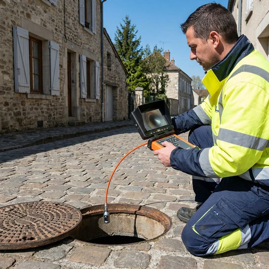 Inspection Cam&eacute;ra canalisation &middot; image &agrave; la une