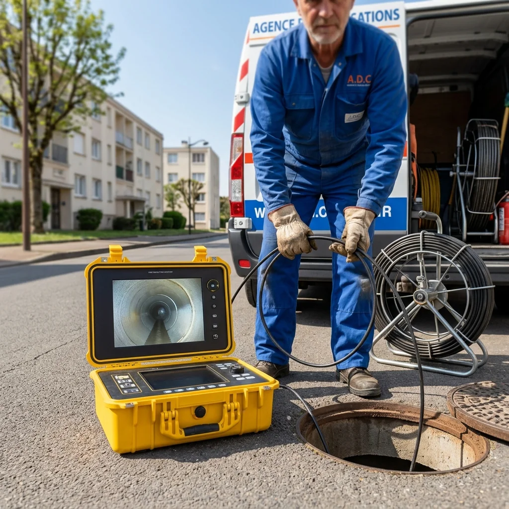 Inspection Cam&eacute;ra canalisation &middot; image &agrave; la une