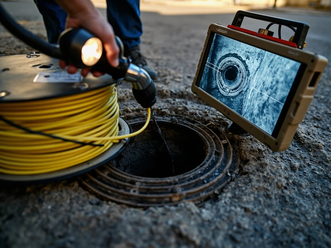 Inspection Cam&eacute;ra canalisation &middot; image &agrave; la une