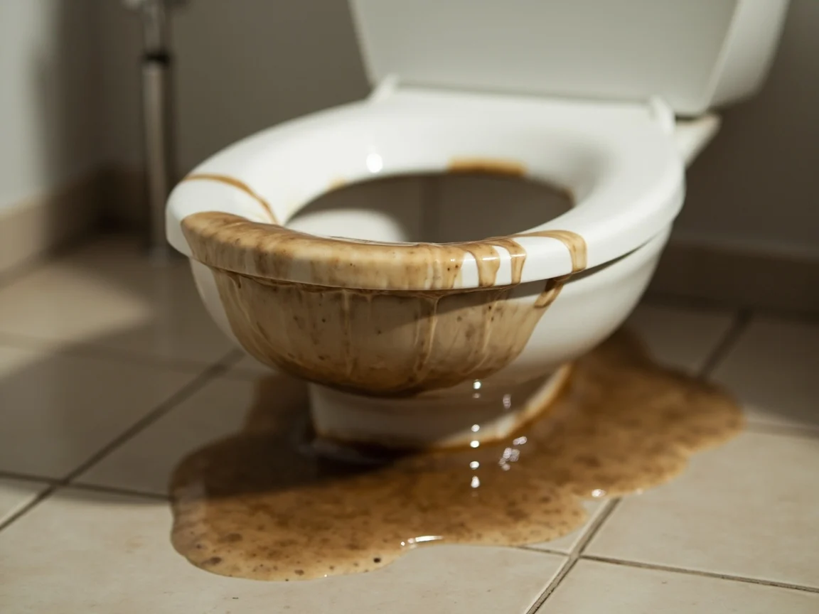 WC Bouch&eacute; qui d&eacute;borde &middot; image &agrave; la une