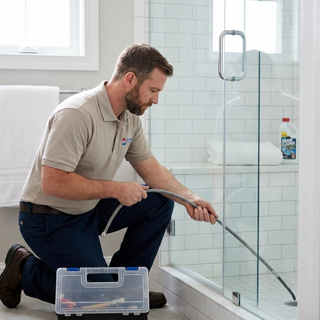D&eacute;bouchage Douche &middot; image &agrave; la une
