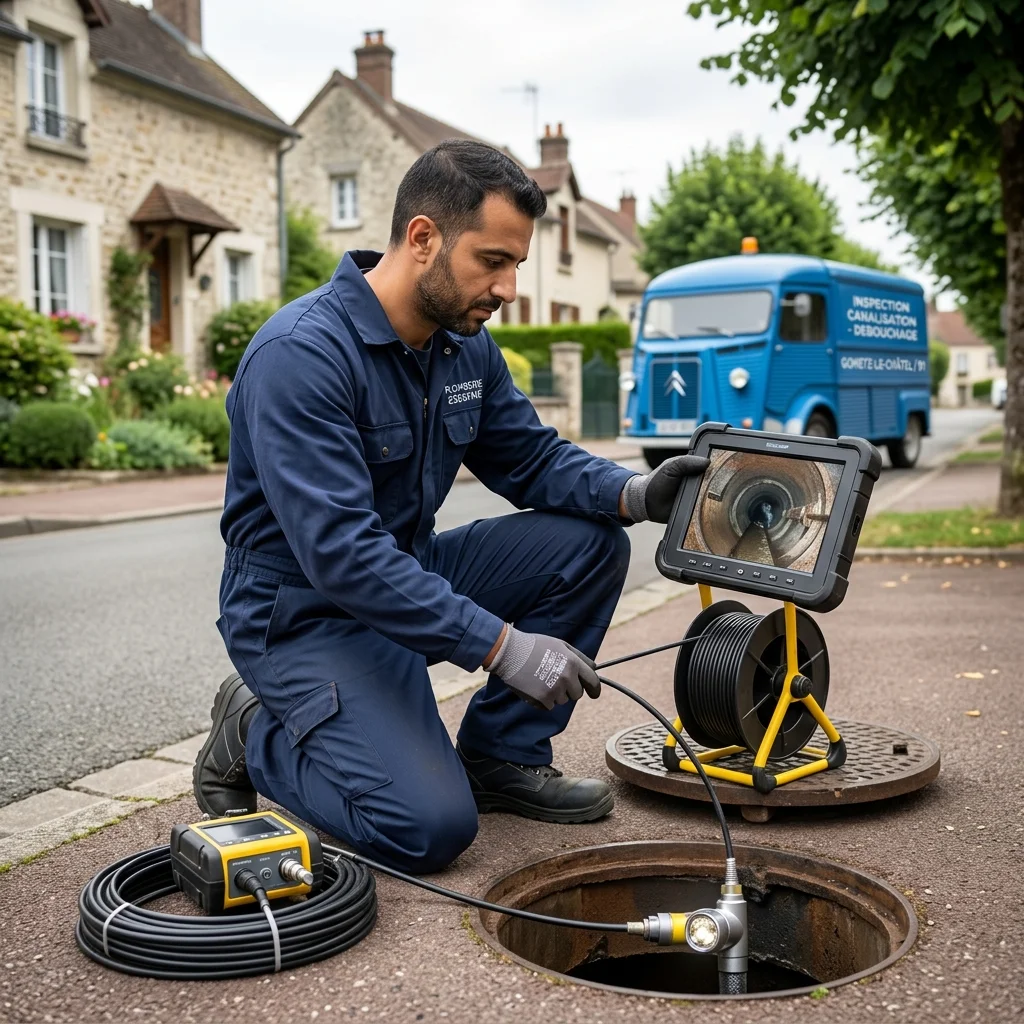 Inspection Cam&eacute;ra canalisation &middot; image &agrave; la une