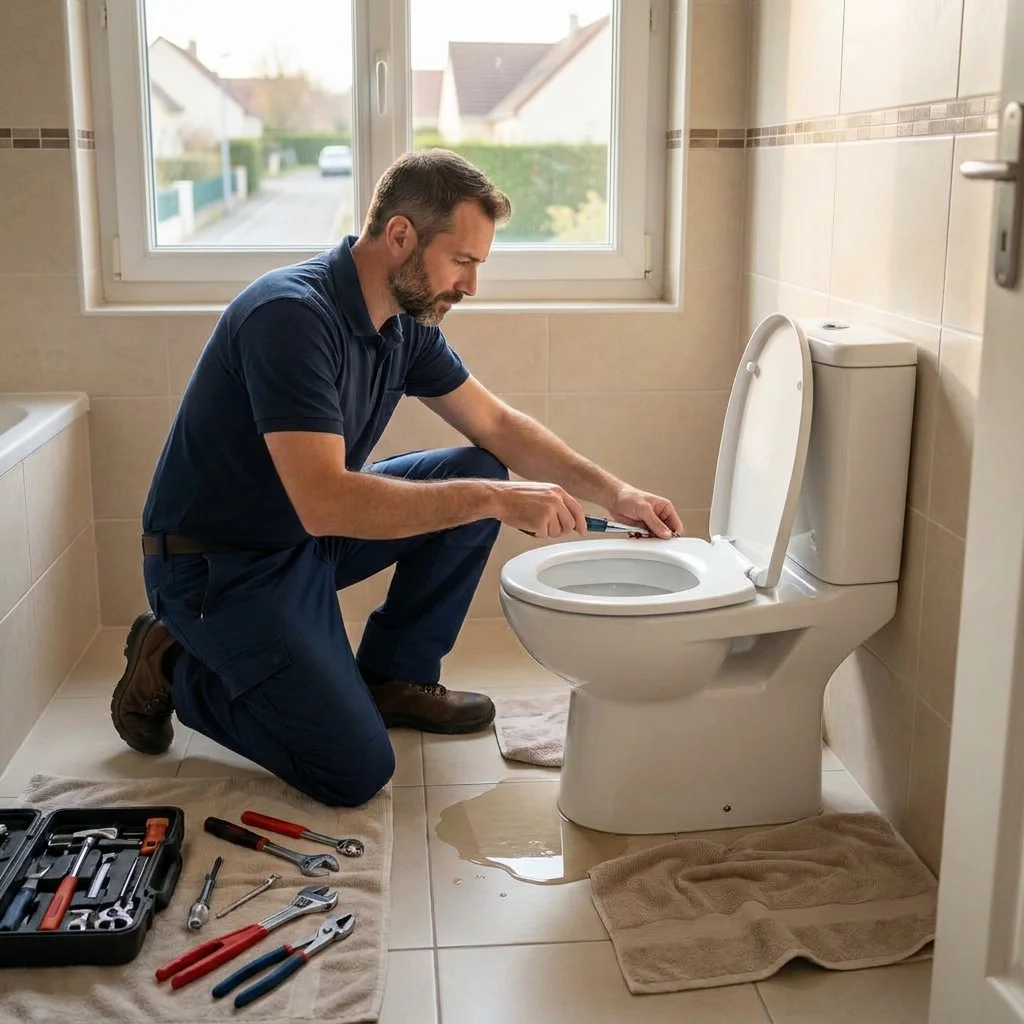WC Bouch&eacute; qui d&eacute;borde &middot; image &agrave; la une