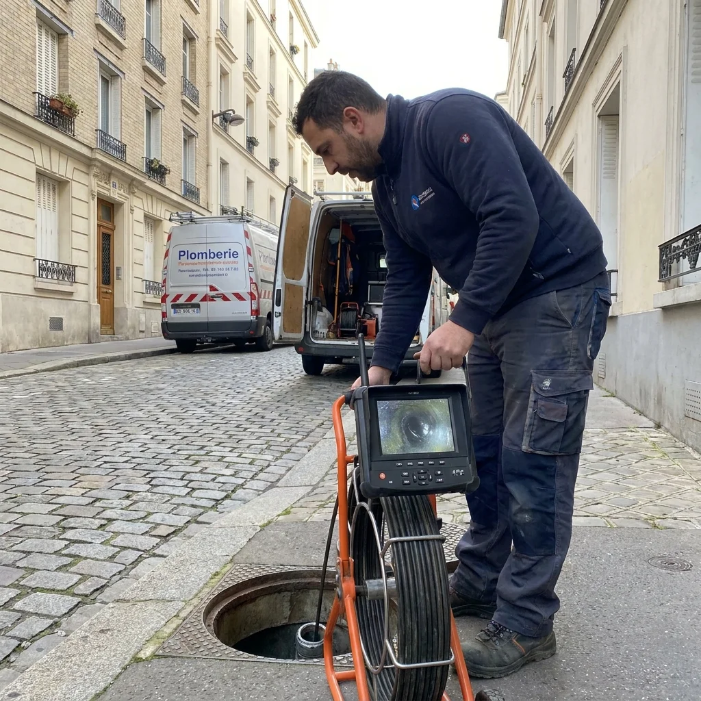 Inspection Cam&eacute;ra canalisation &middot; image &agrave; la une