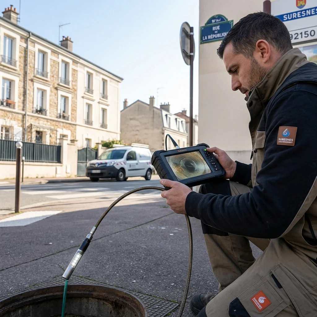 Inspection Cam&eacute;ra canalisation &middot; image &agrave; la une
