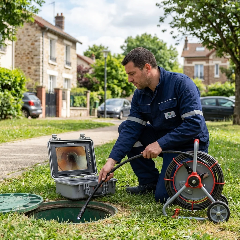 Inspection Cam&eacute;ra canalisation &middot; image &agrave; la une
