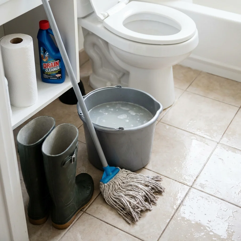 WC Bouch&eacute; qui d&eacute;borde &middot; image &agrave; la une