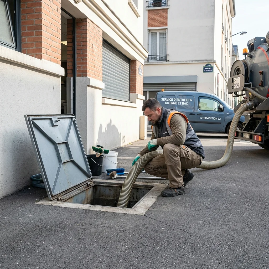 Nettoyage Bac &agrave; graisse &middot; image &agrave; la une